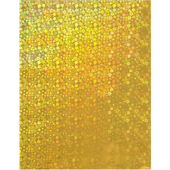 Cartulina de Brillo Gold Holographic 8x11