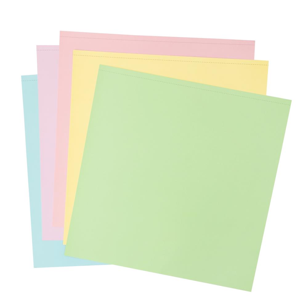 Colorbok 78lb Smooth Cardstock PASTEL 12"X12" 30/Pkg