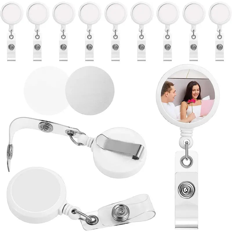 Clip Retractable de Tarjetas para Sublimación