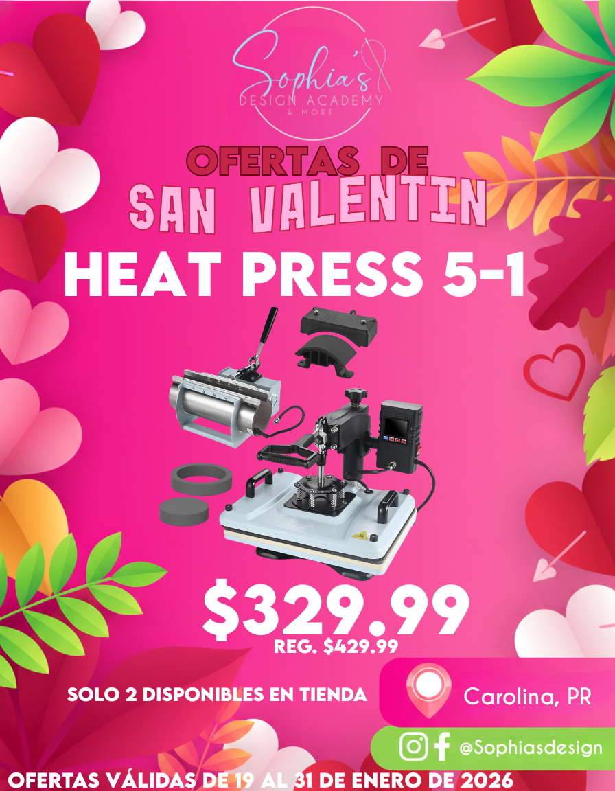 HEAT PRESS 5-1 TUMBLER