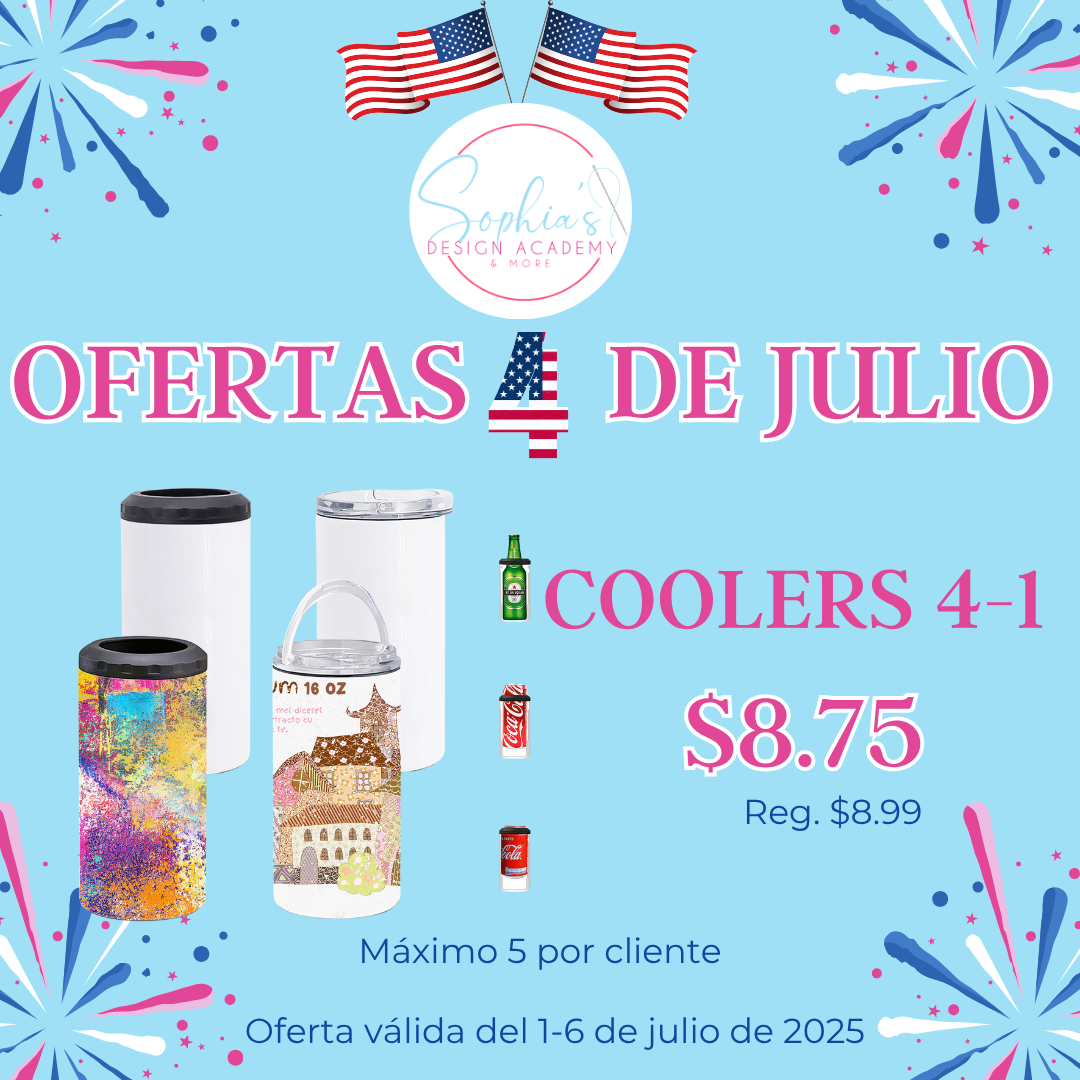 Oferta vasos cooler 4 en 1