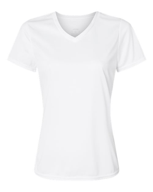 T-Shirt Microfibra - Augusta Cuello V - Dama Color Oscuro