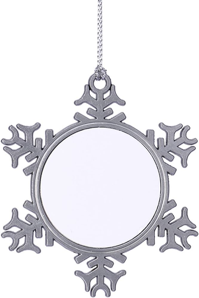 Adorno de copo de nieve "sublimación"