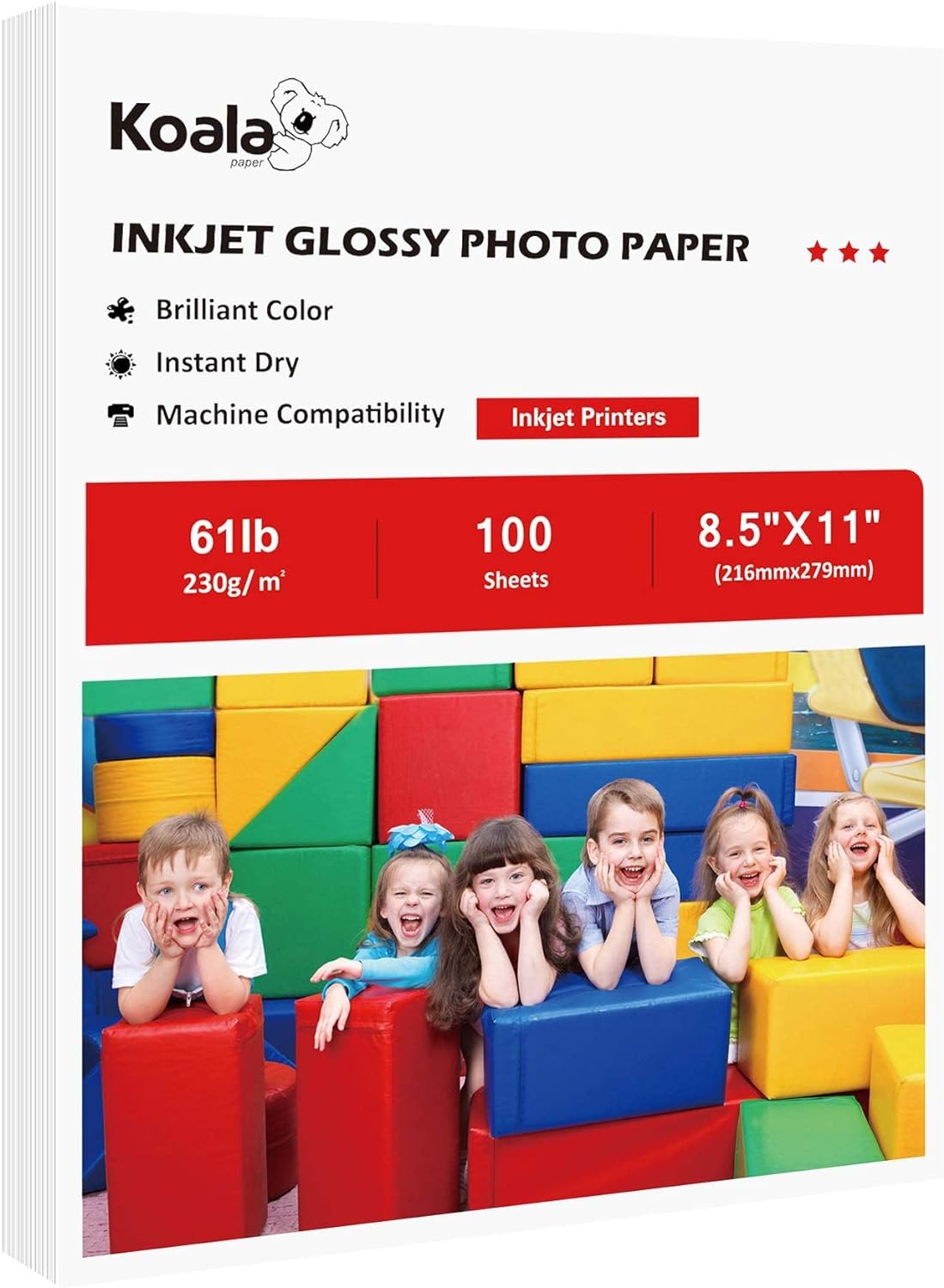 Papel Fotografico Glossy - 61lbs