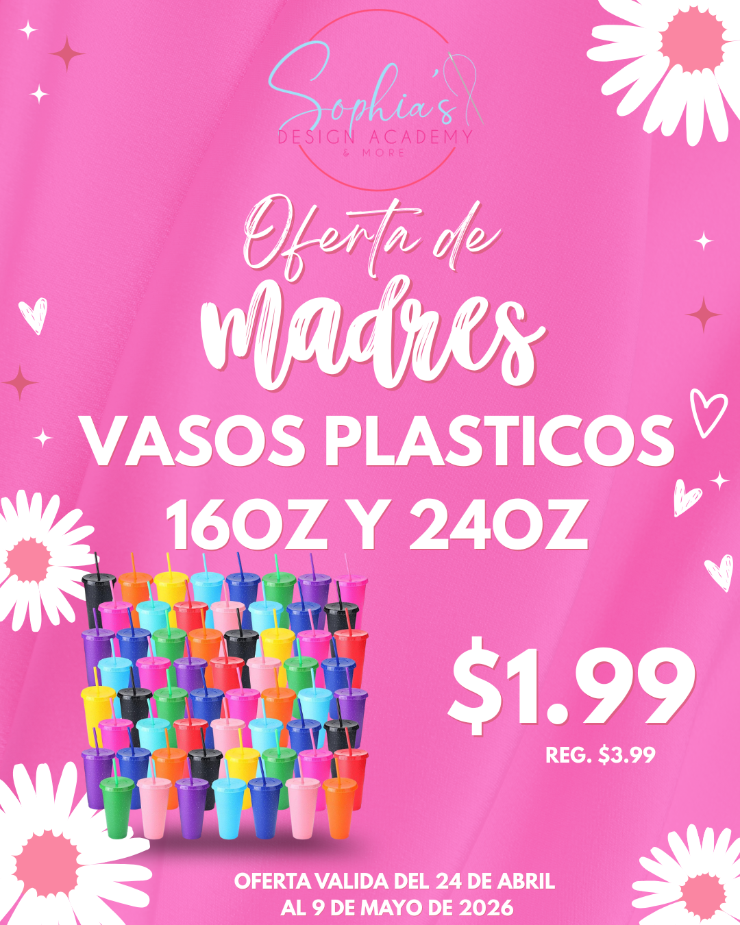OFERTA VASOS PLASTICOS