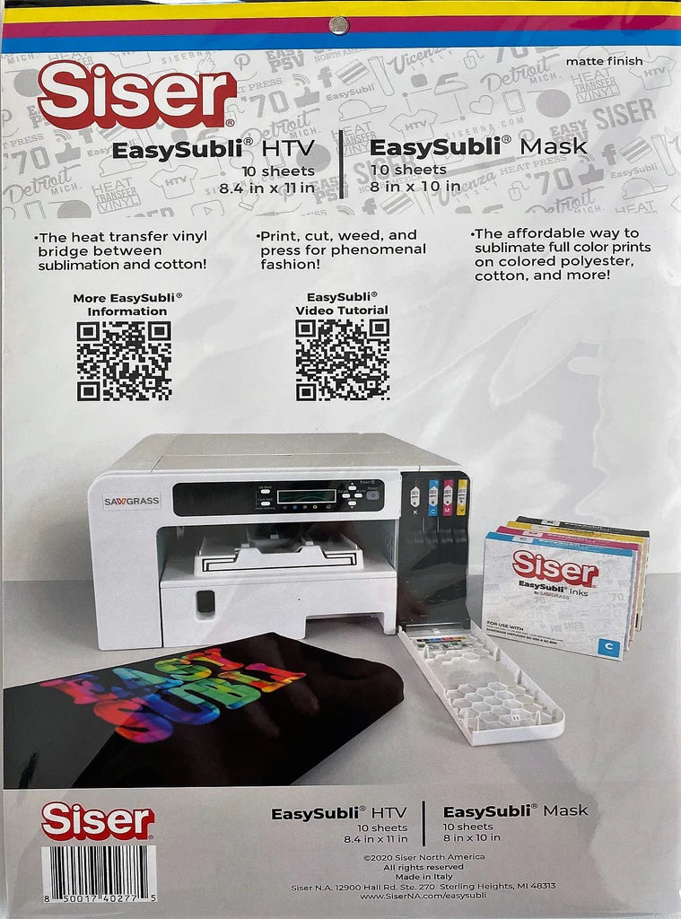 Easy subli 10 + 10 Easy subli mask pack