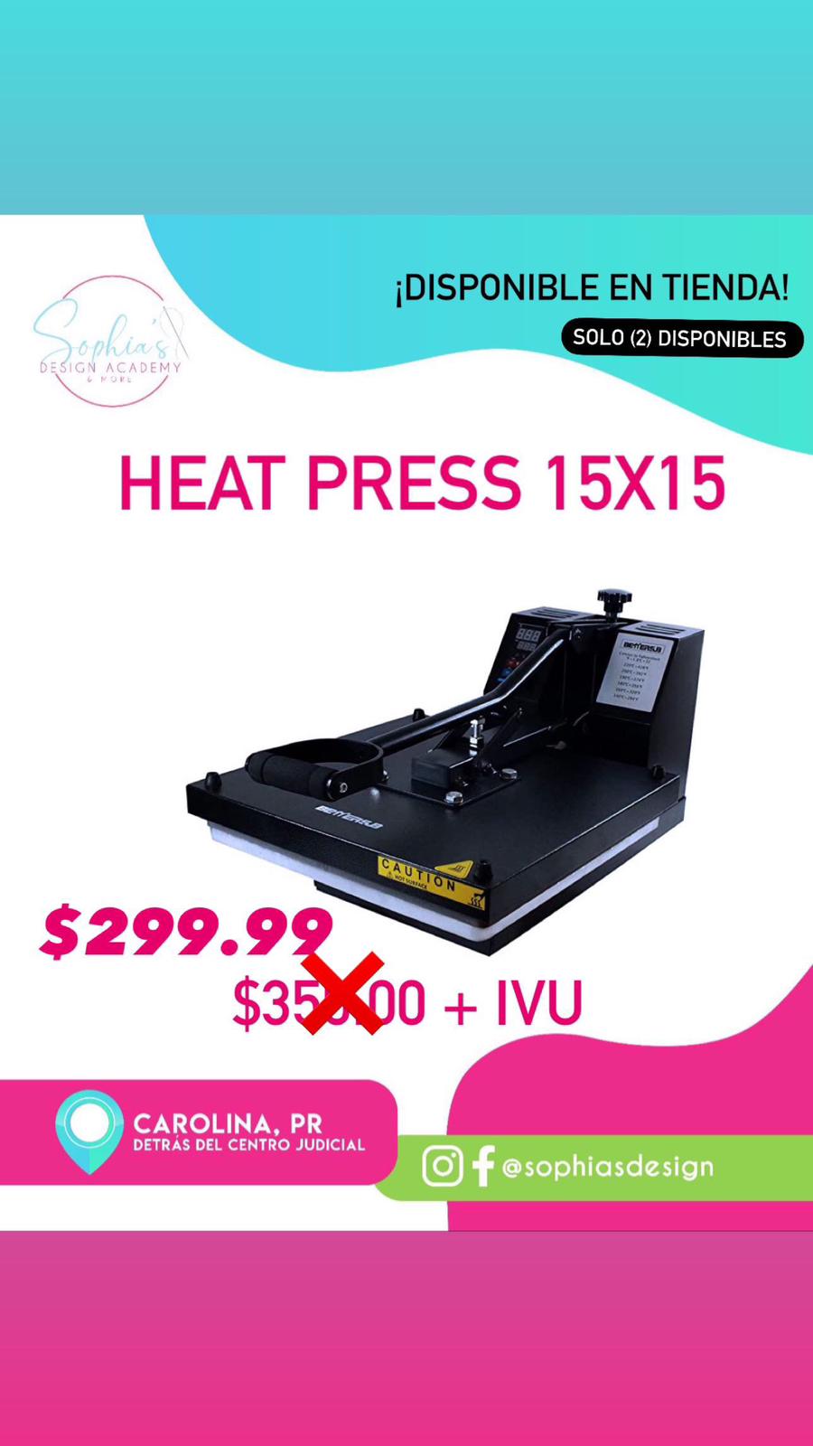Heat Press 15X15