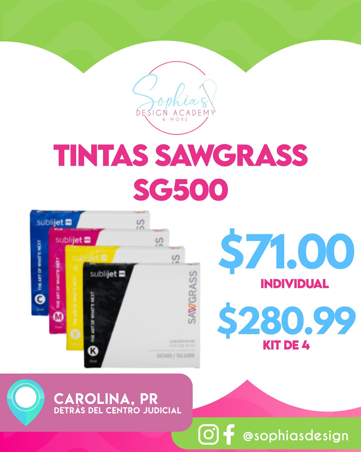 Tintas de Sublimación Sawgrass Sg500/Sg1000