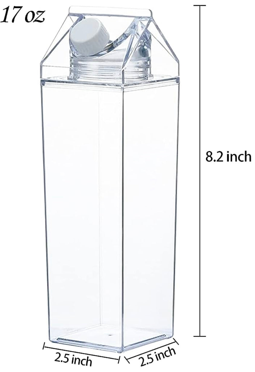 Botella Cuadrada (Plastica) 17oz