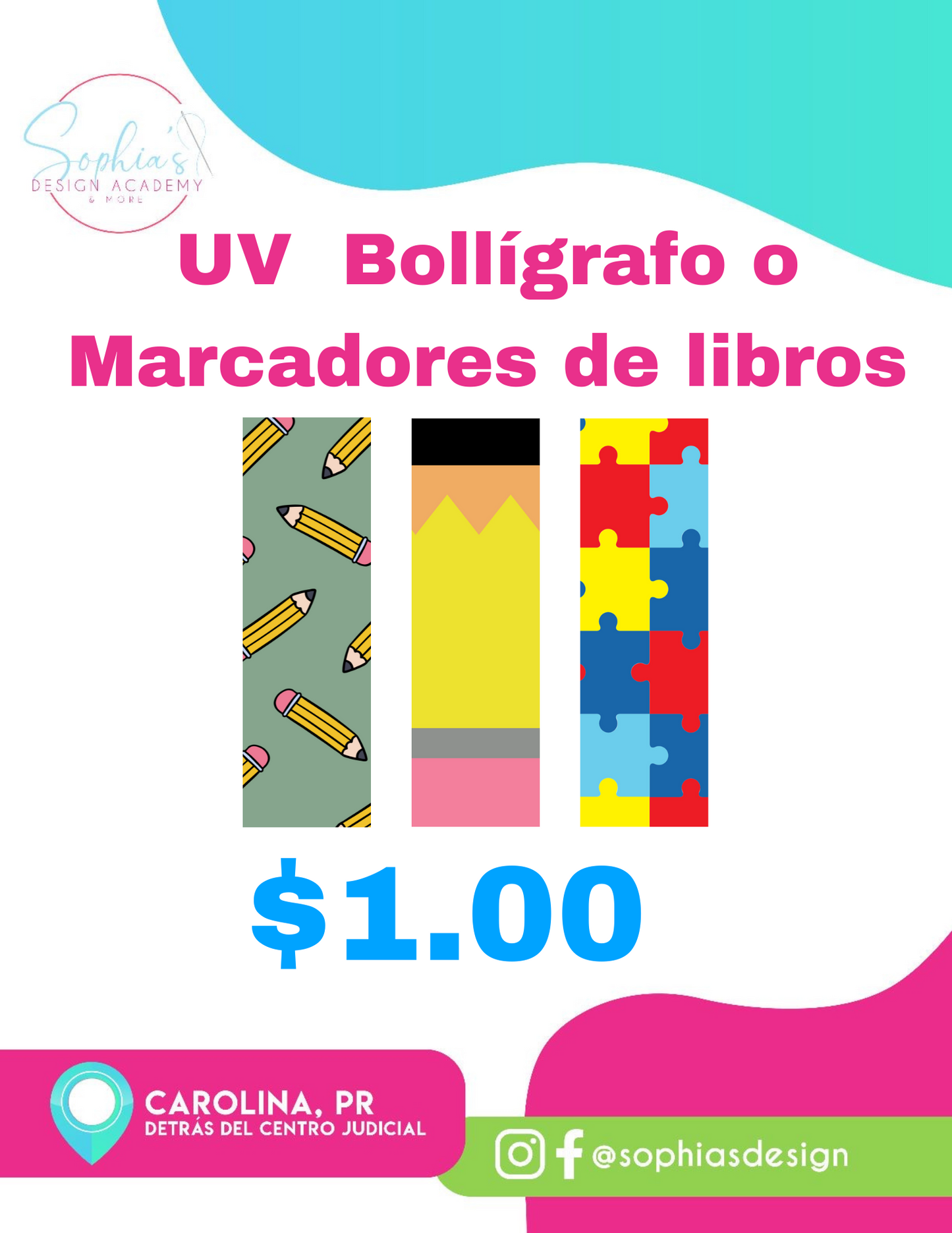 Adhesivo de Transferencia UV DTV - (Bolígrafos o Marcadores)