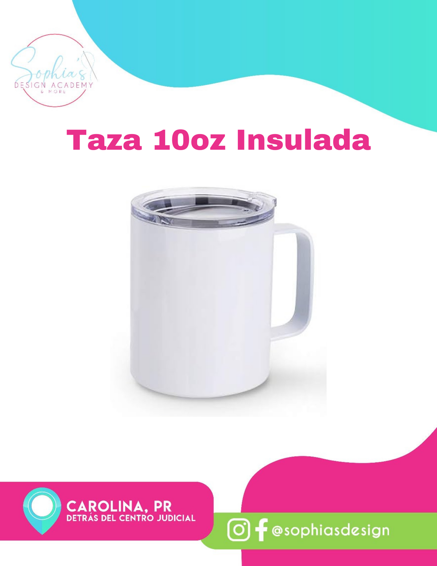 Taza 10 oz Insulada - Sublimación