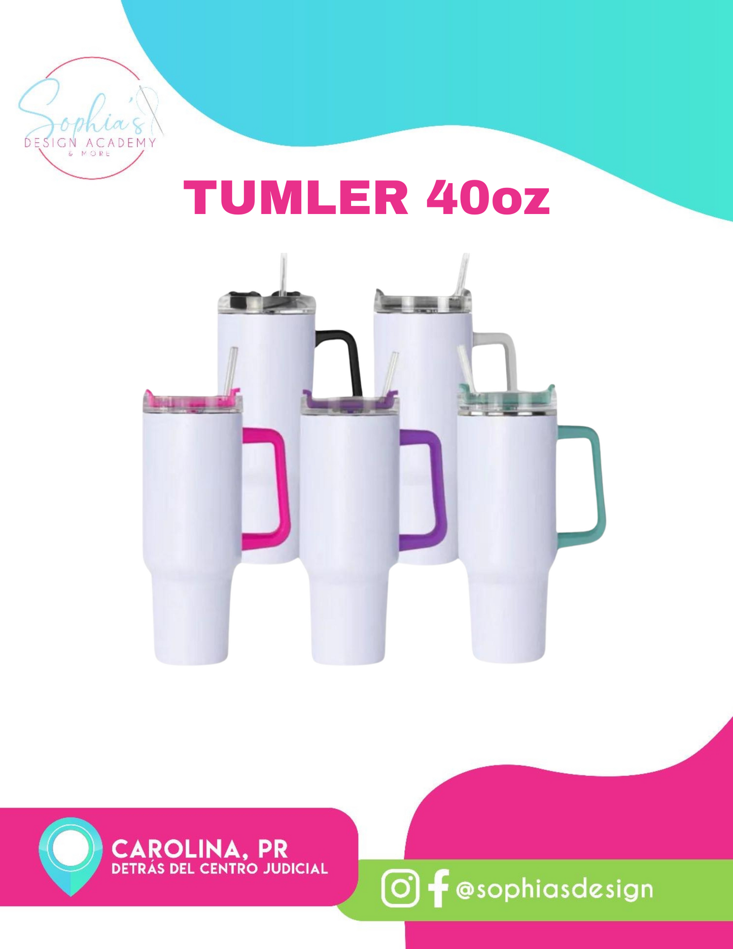 Vasos Tumbler 40oz - Sublimación