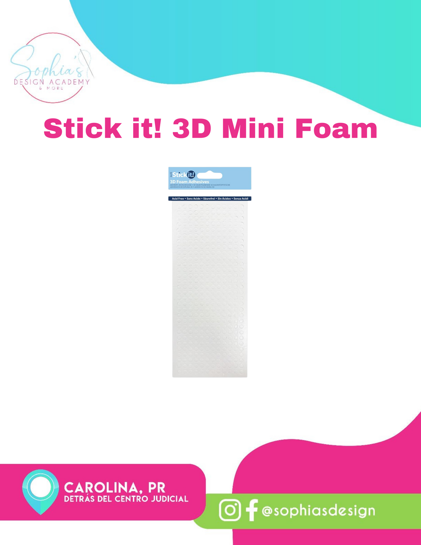 Stick it! 3D Mini Foam