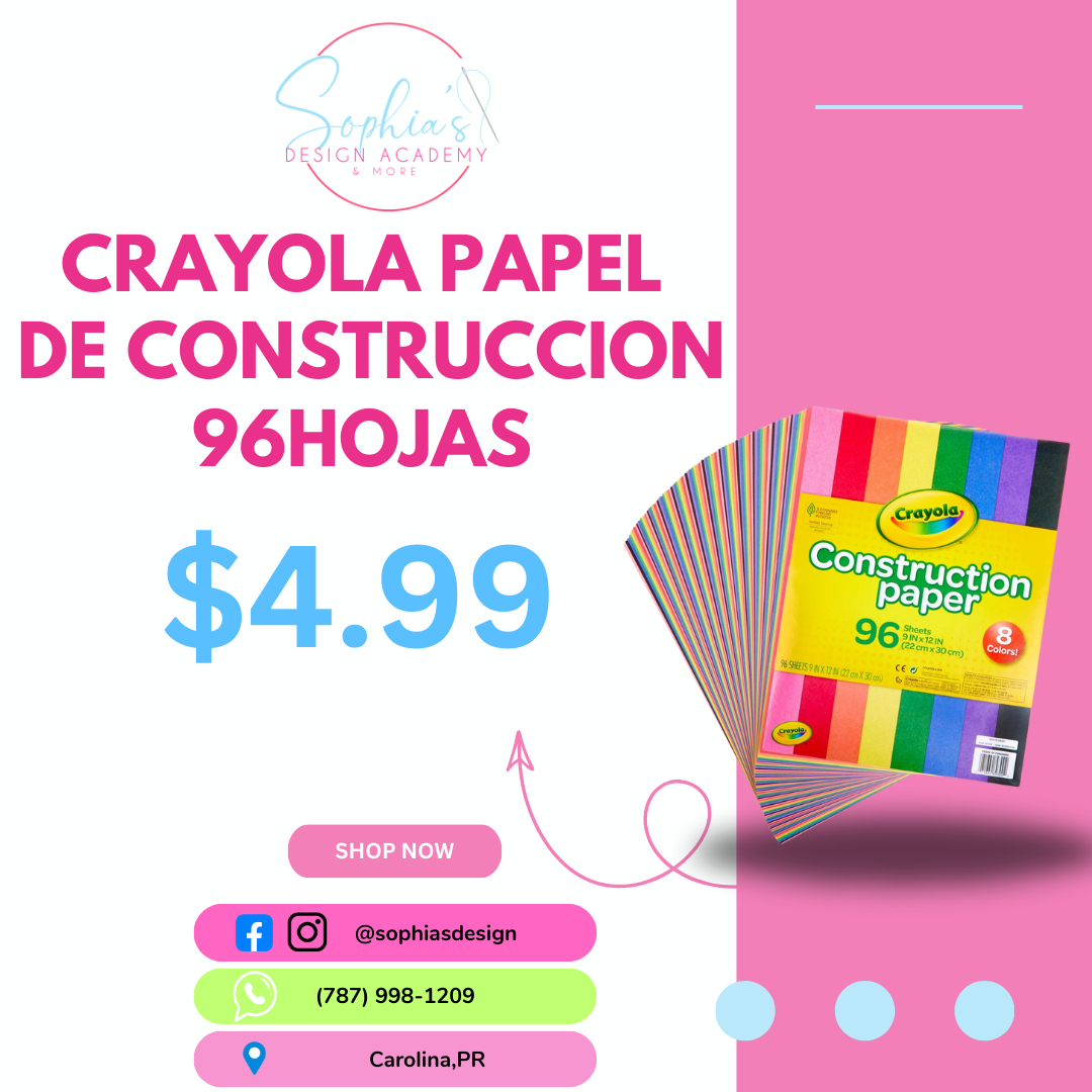 Papel Construccion 96Hojas