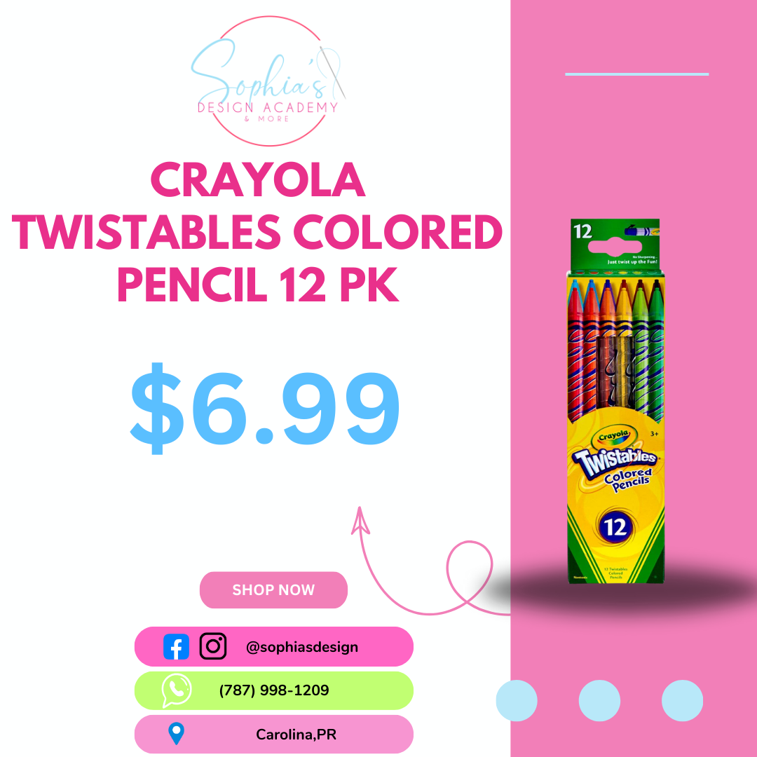 Crayola Twistables Colored Pencil 12PK