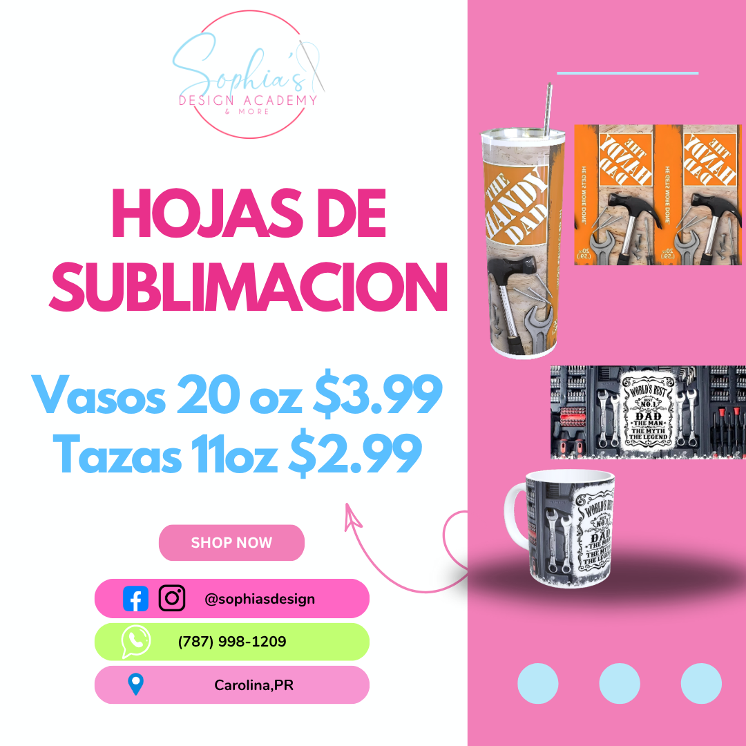 Hoja diseño sublimacion
