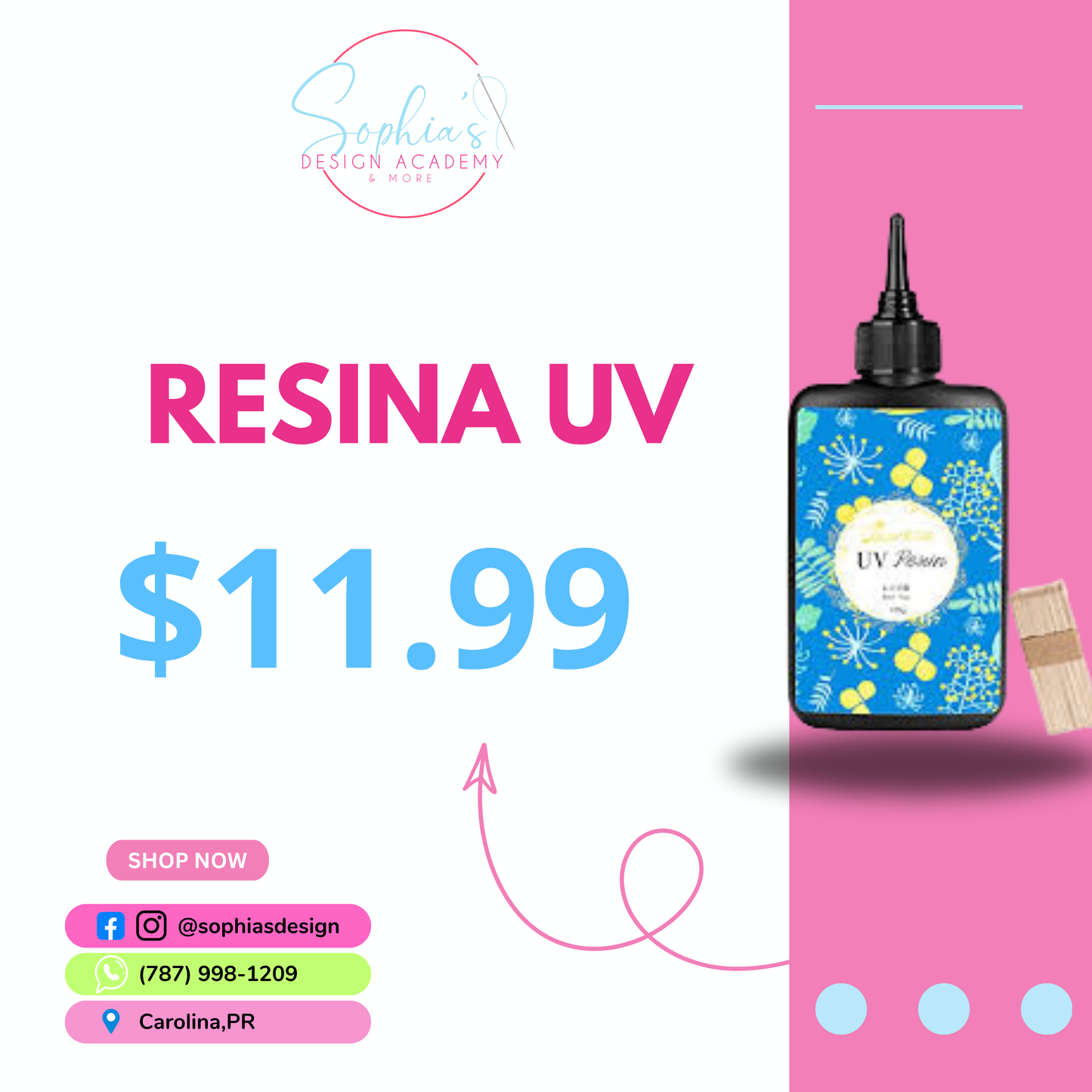 RESINA UV 14OZ