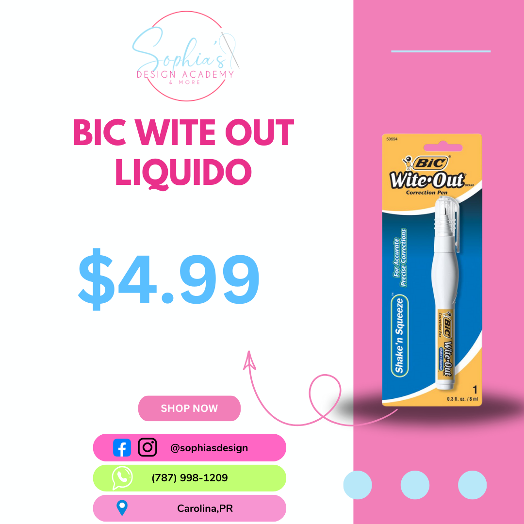 BIC Wite Out liquido