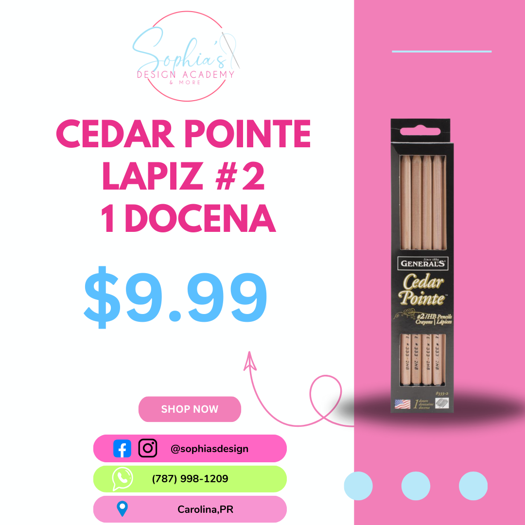 Cedar Pointe Lapiz #2 1 Docena