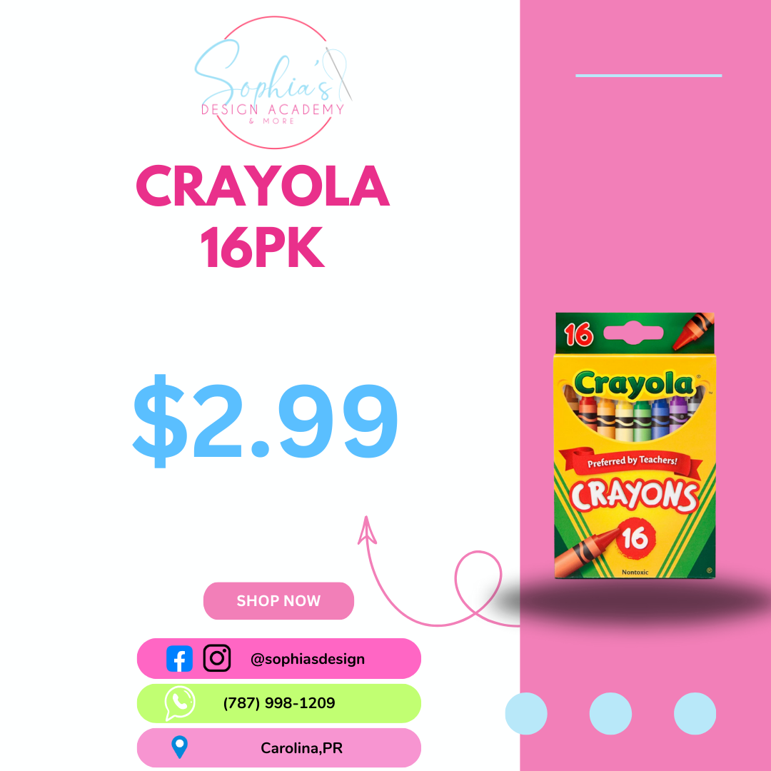Crayolas 16PK