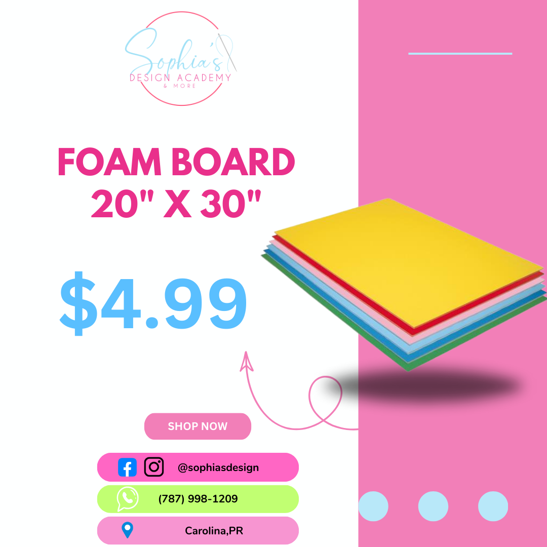Foam board 20x30