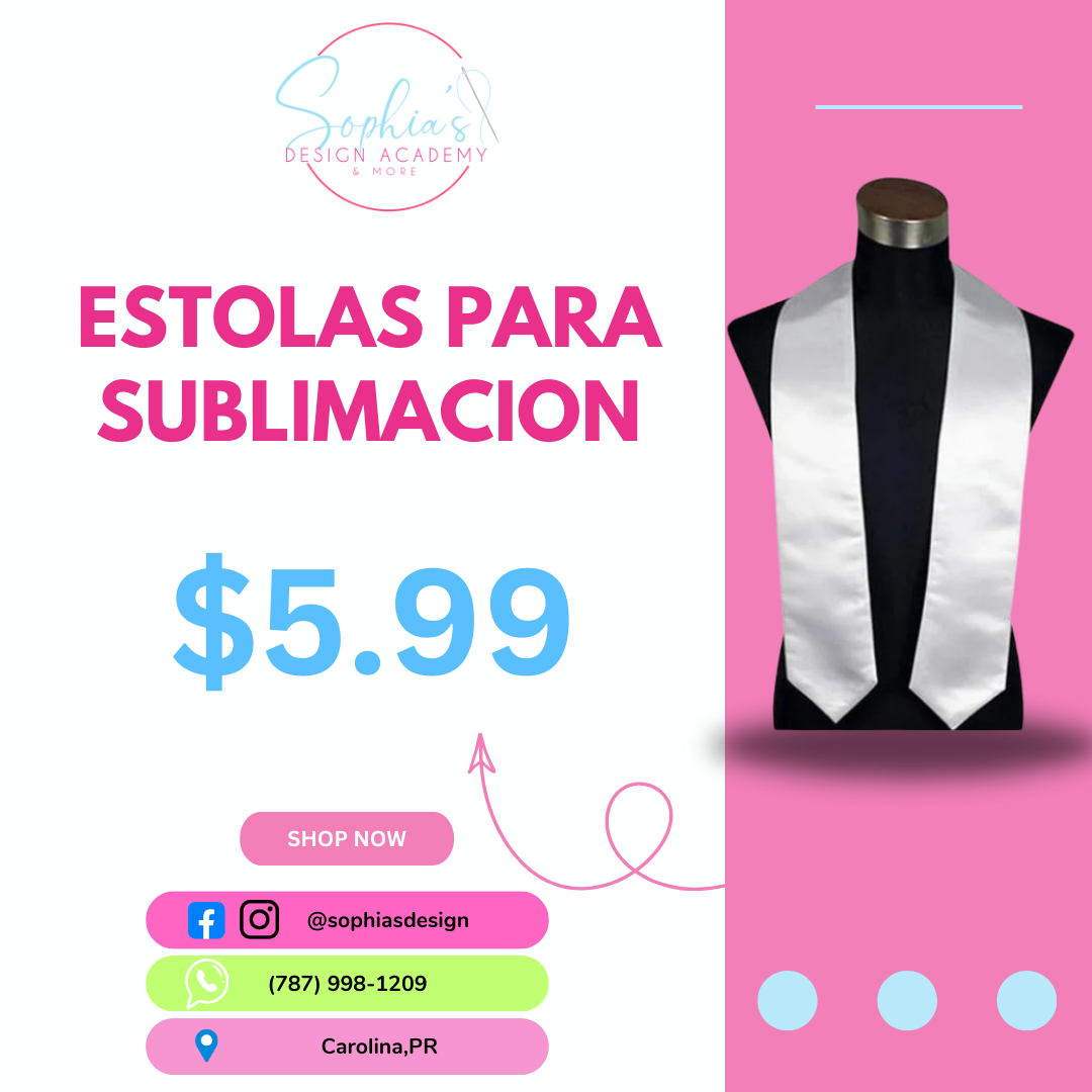 Estola para sublimacion