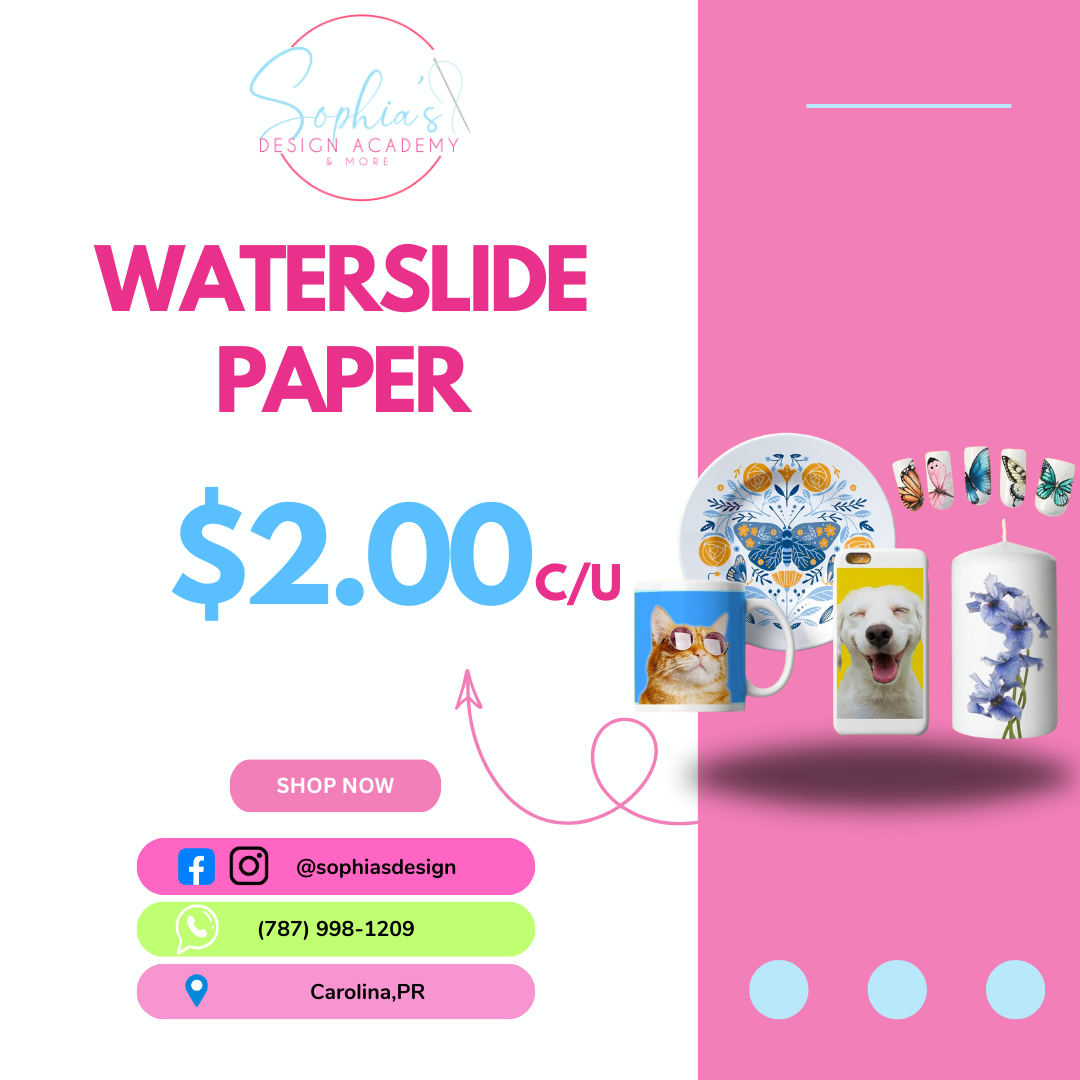 WATERSLIDE DECAL PAPER