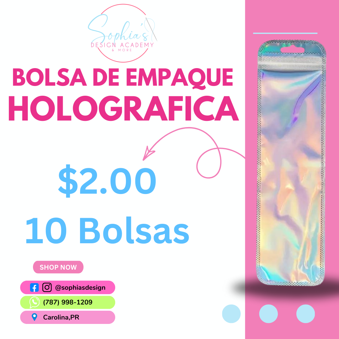 Bolsa de Emapaque Holografico pequeño