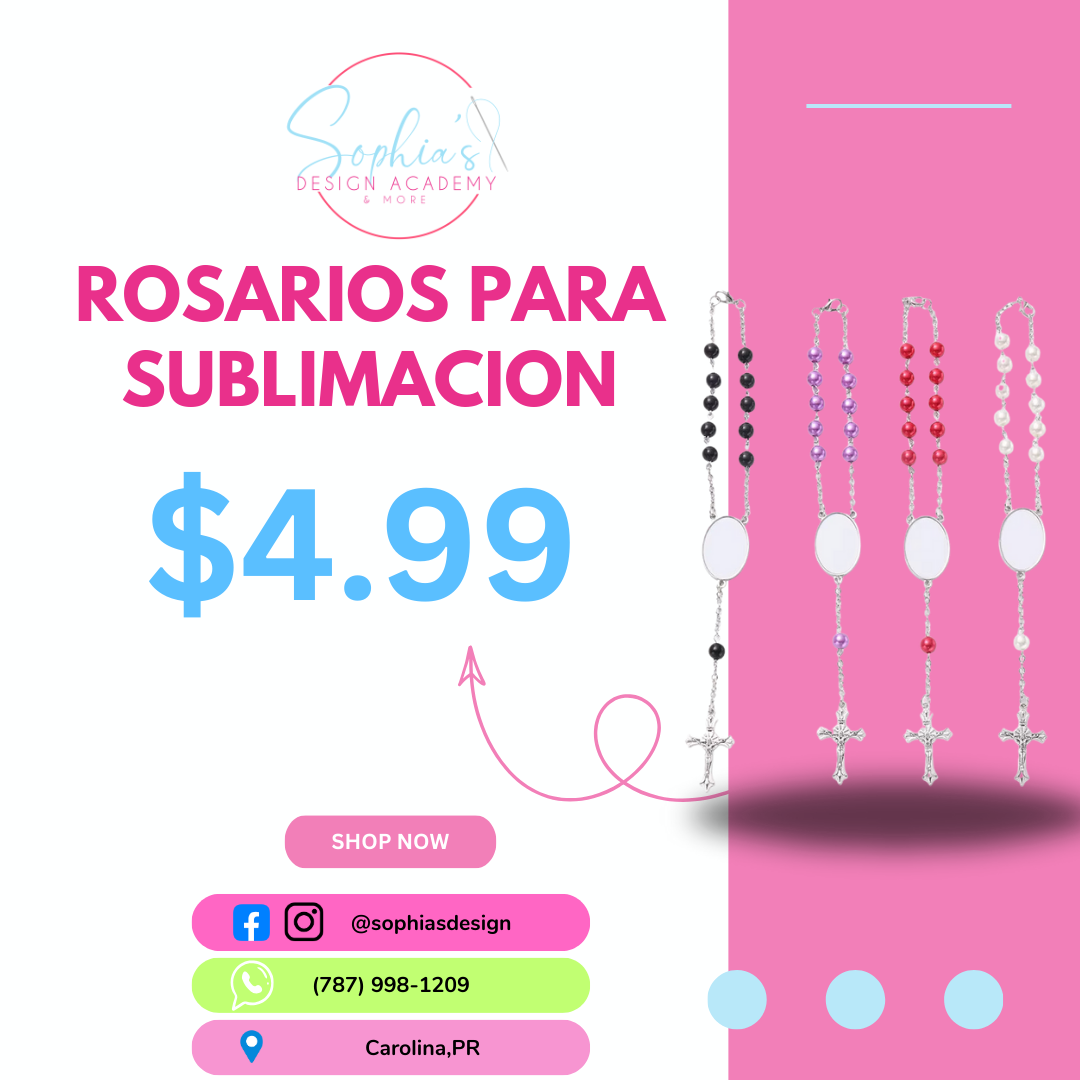 Rosario para sublimacion