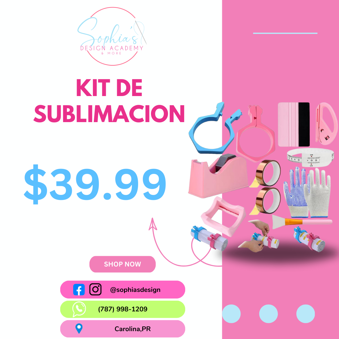 kit sublimacion 11 pcs