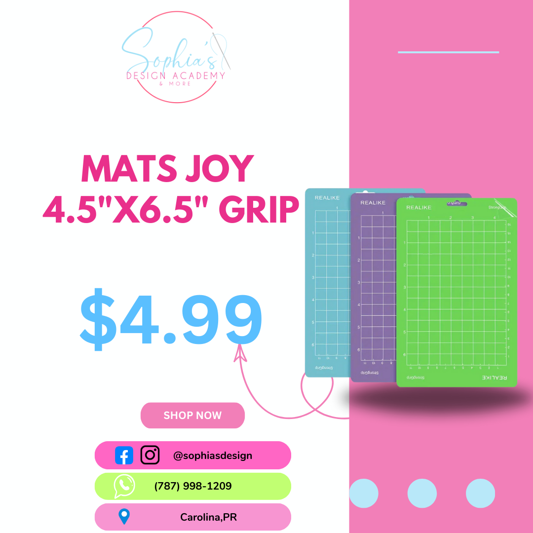 "Joy" Mat de Corte - light Grip "4.5 x 6.5" Azul