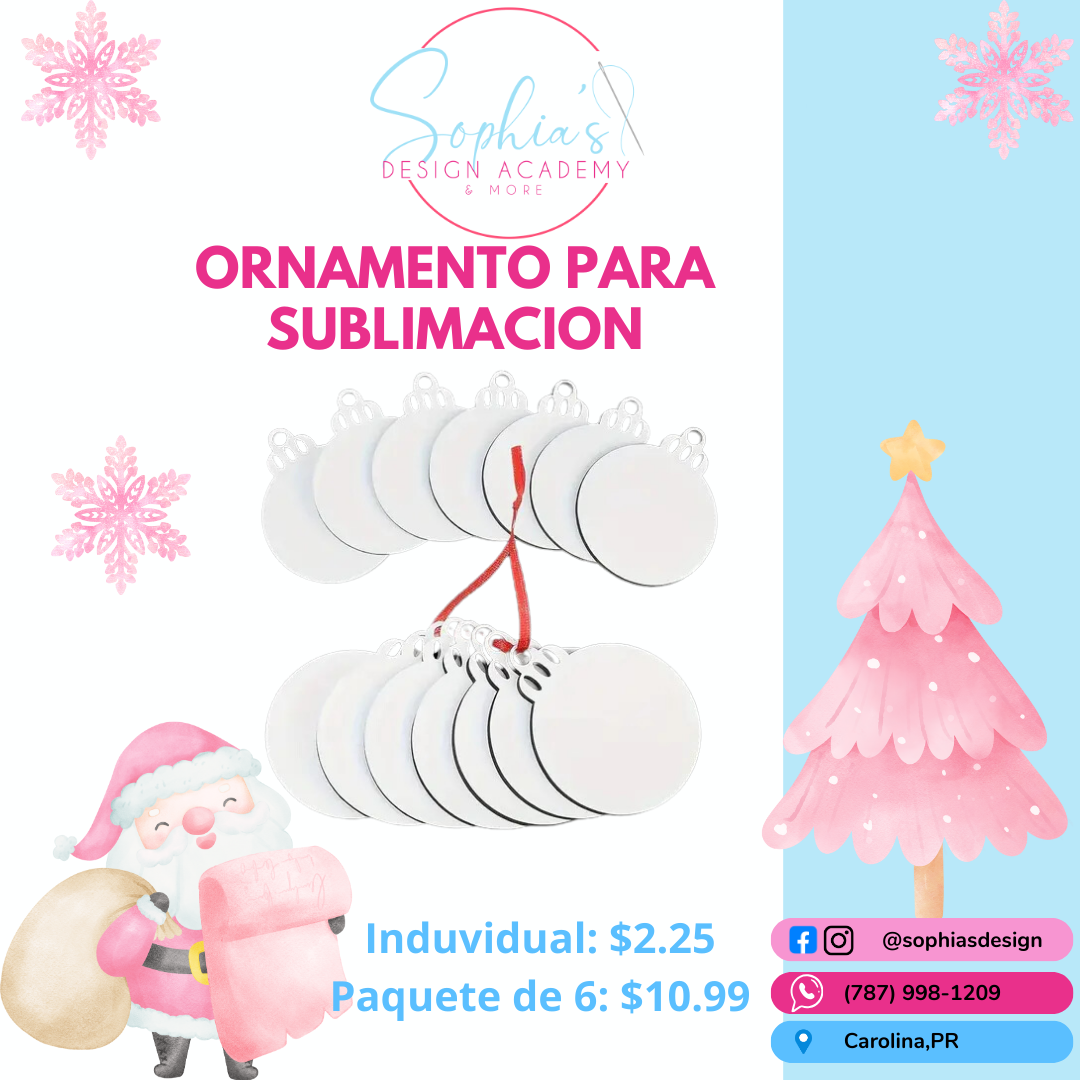 Ornamento sublimacion