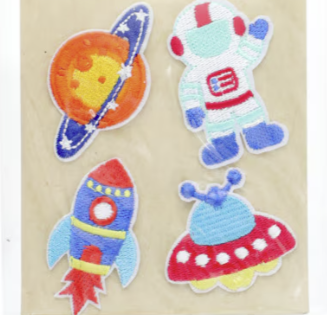 PARCHOS BORDADOS