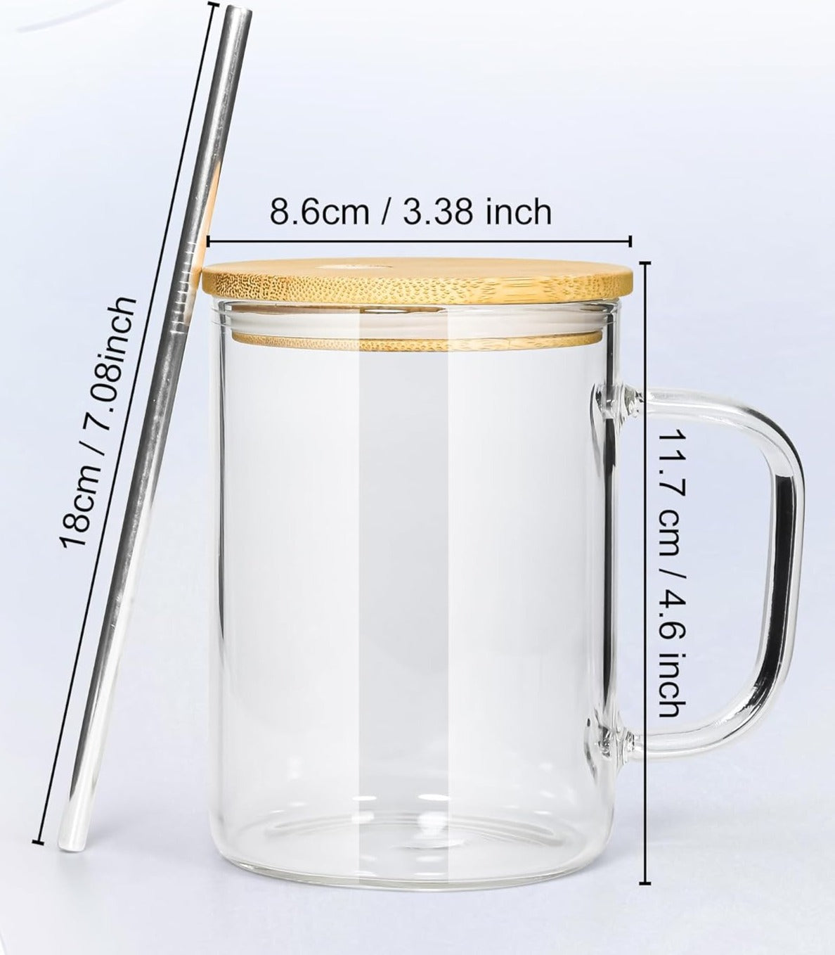 Taza Bamboo clear 16 oz