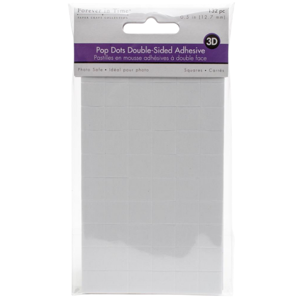 Tape Foam Adhesivo Cuadro 0.25''