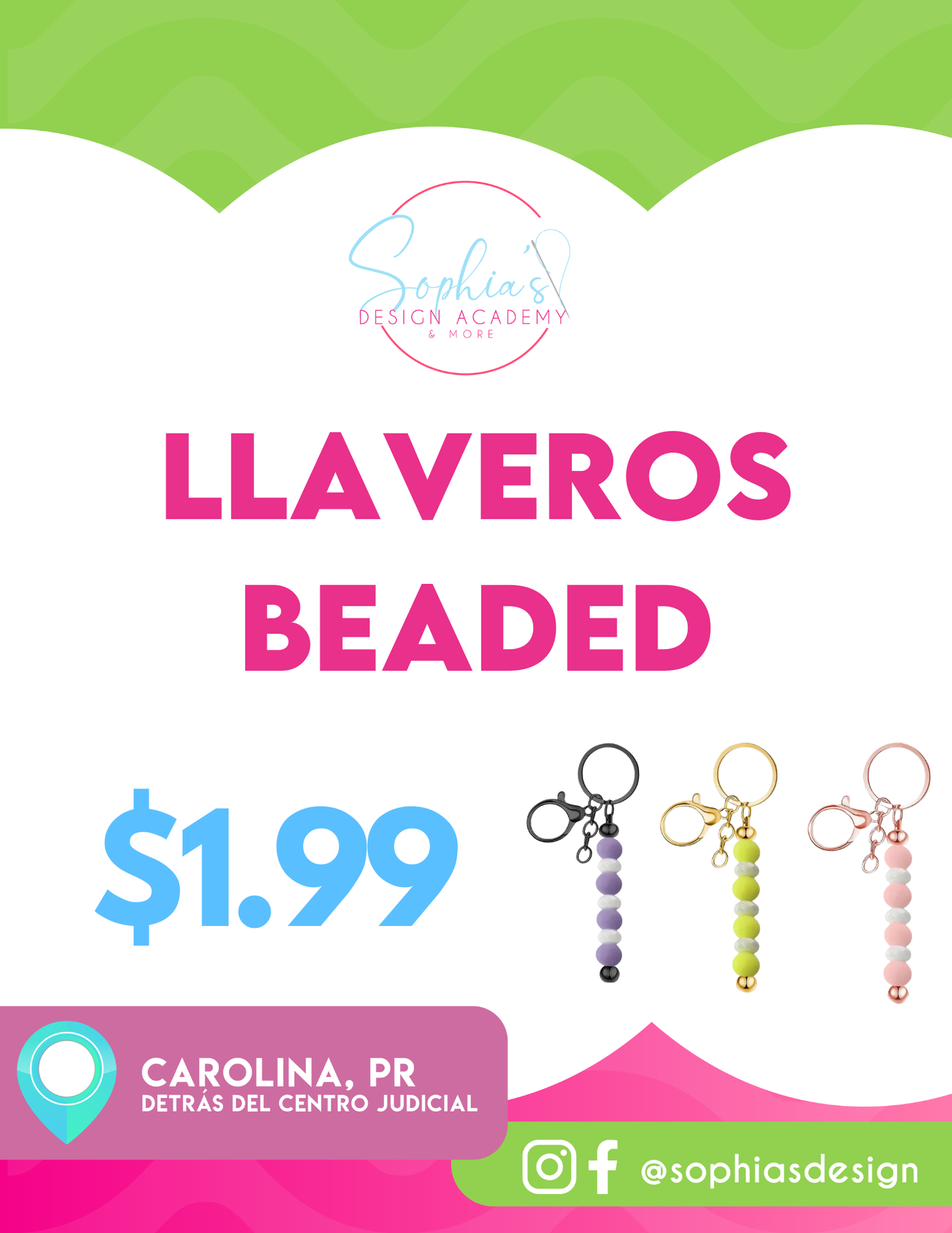 Llavero Beaded