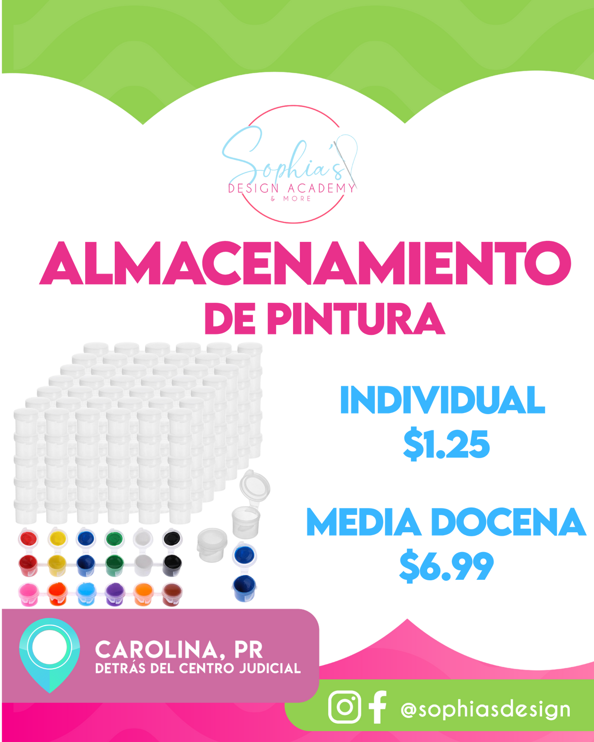 Embase para pinturas