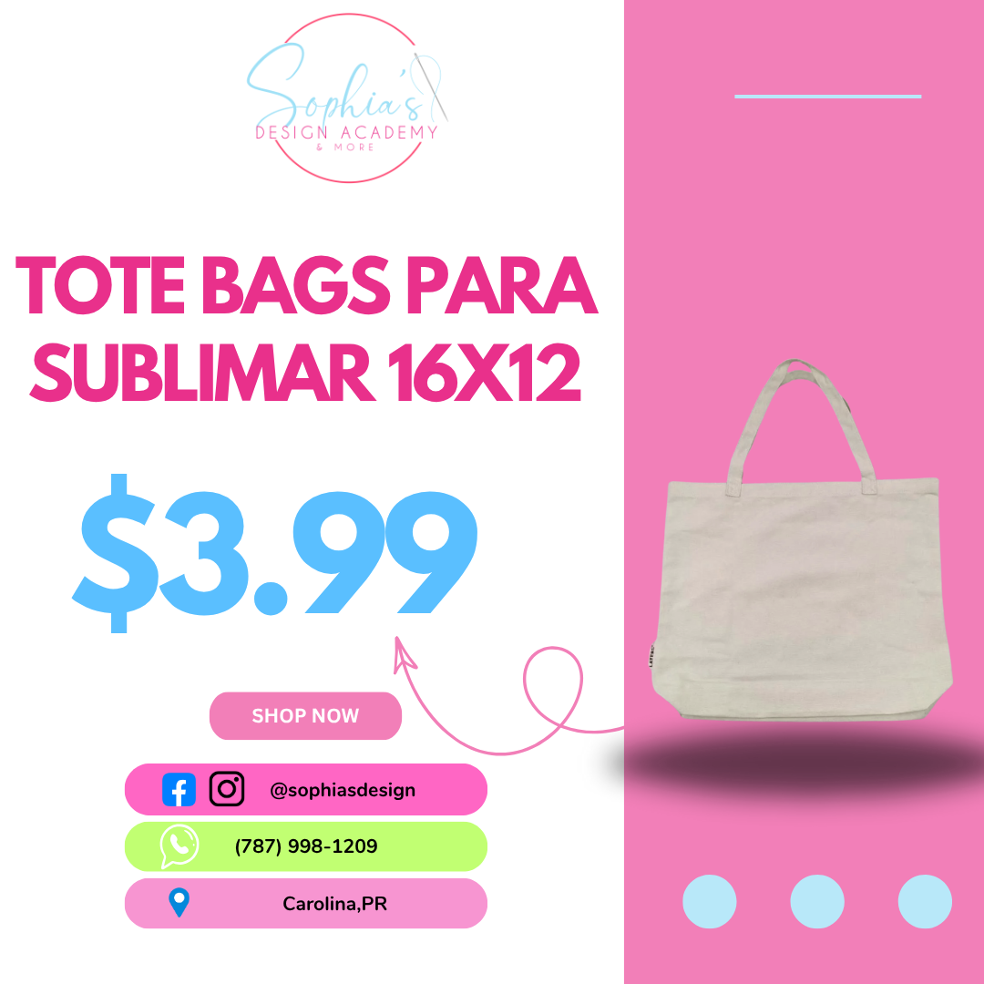 Tote Bags 16X12