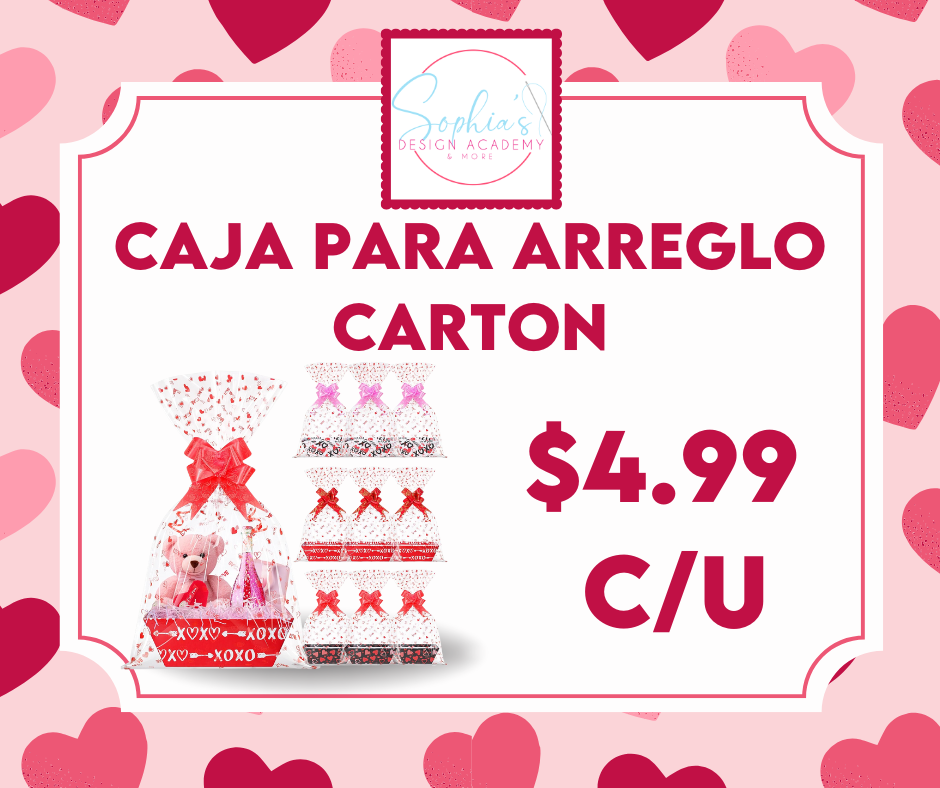 caja para arreglo carton