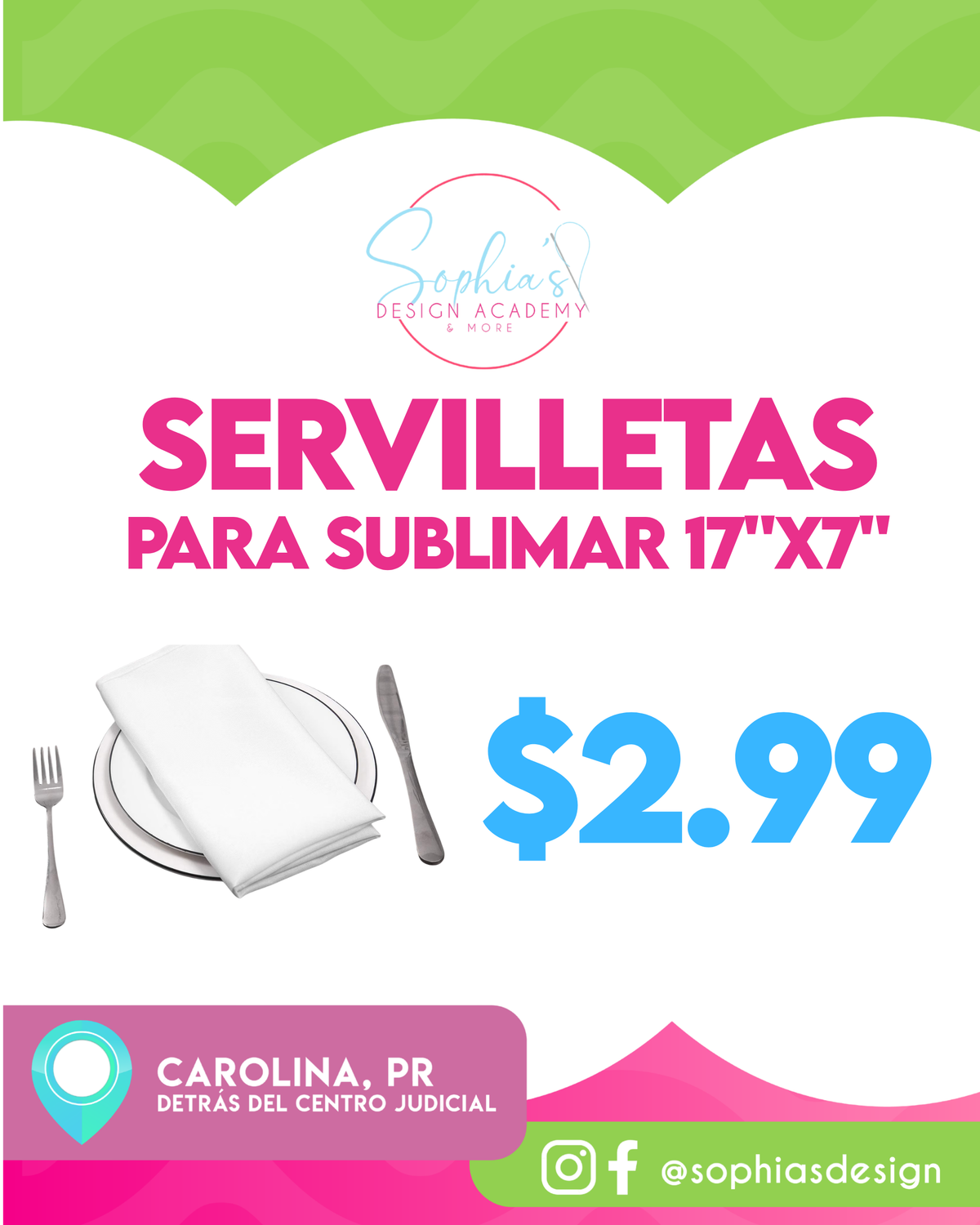 Servilletas para sublimar
