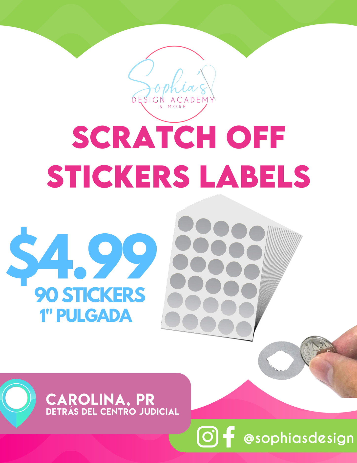 Scratch Off Stickers Labels