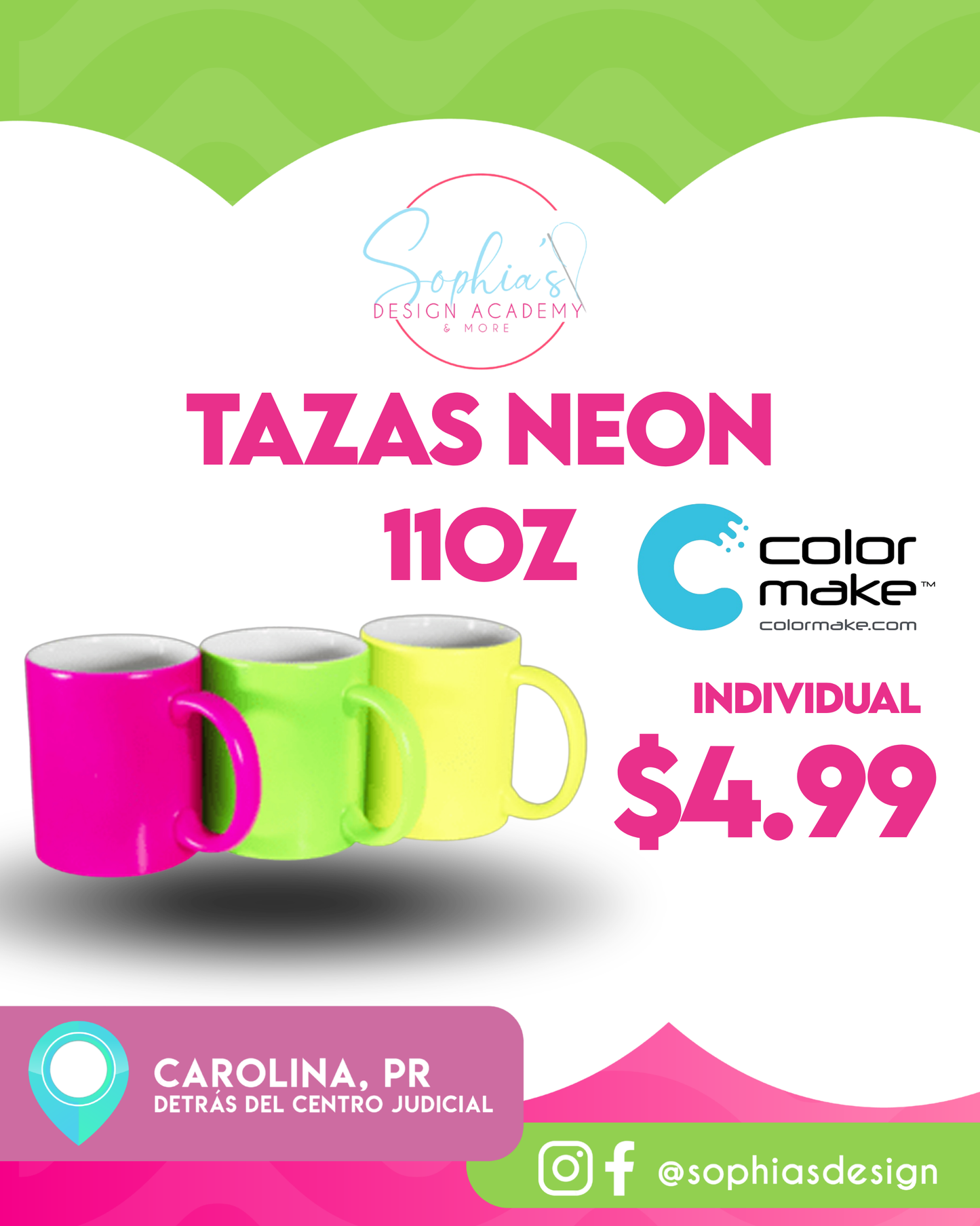 Tazas color make NEON