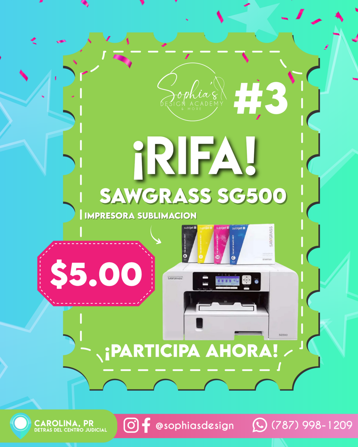 ¡Rifa! Sawgrass SG500