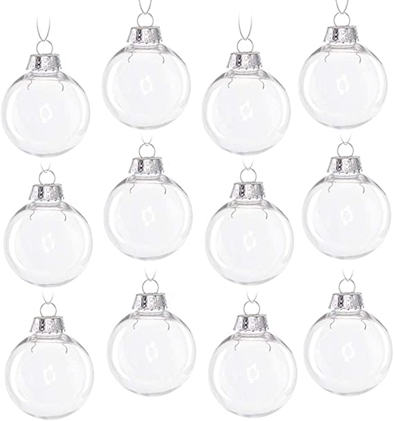 Bolas de Navidad (Clear) 4"