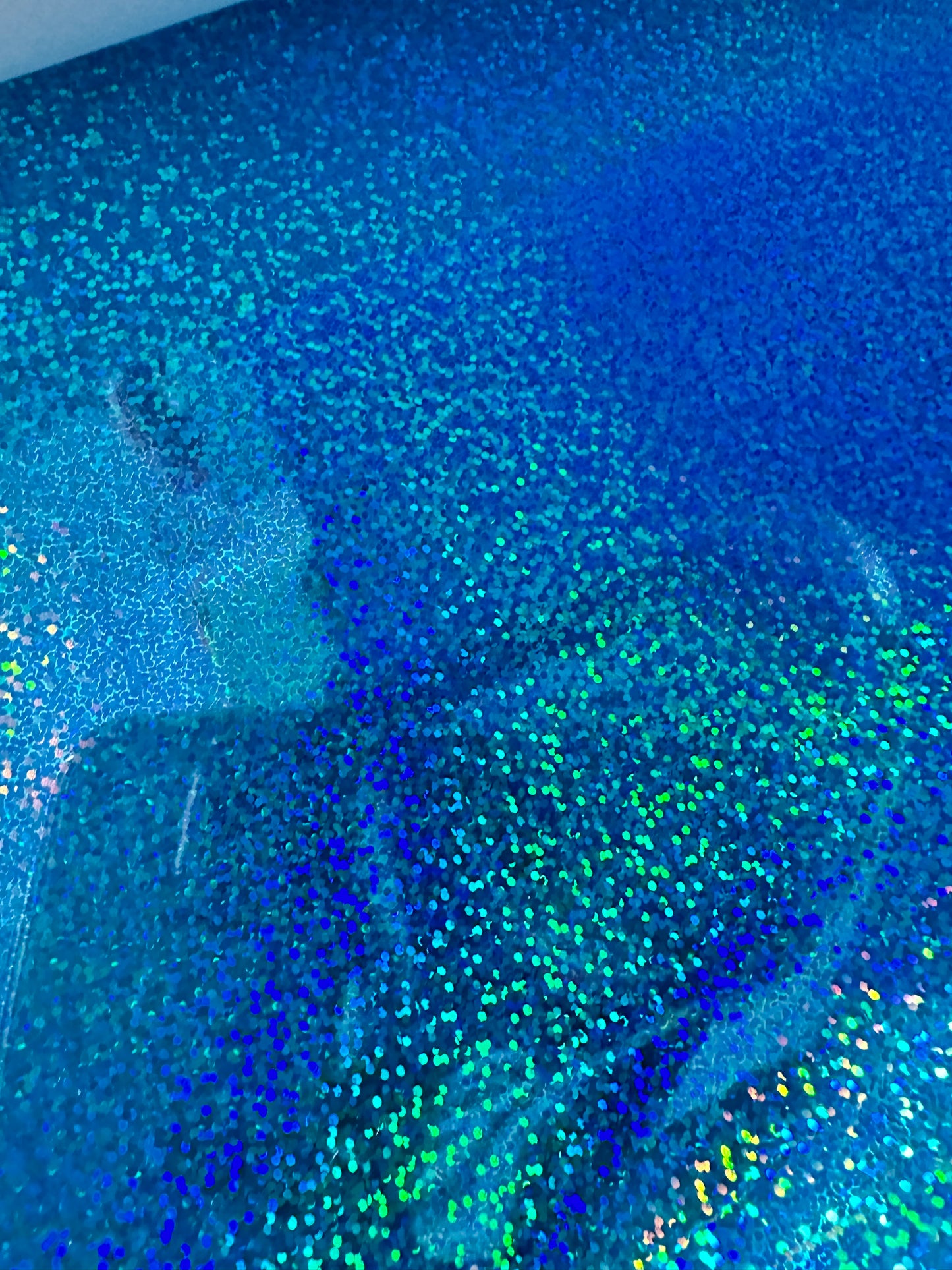 HTV/Iron-On -Hologram Azul Agua (12x20)