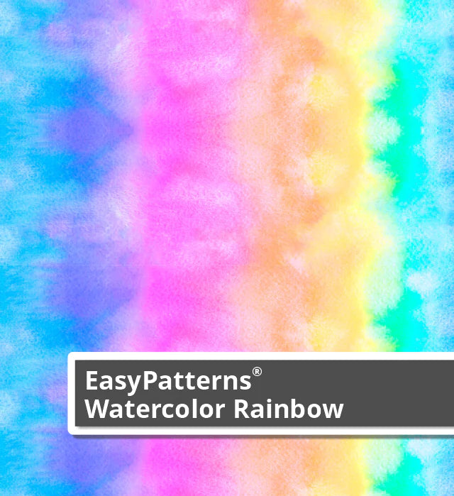 HTV/Iron-On - Water Color "Arcoiris"