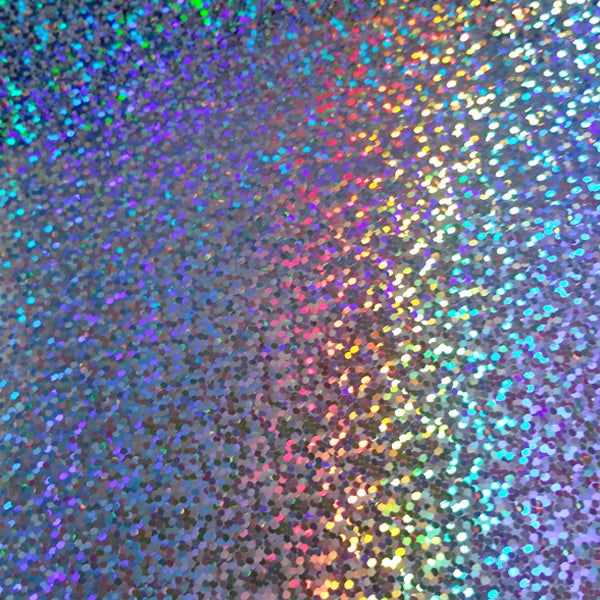 HTV/Iron-On -Hologram Plateado (12x20)