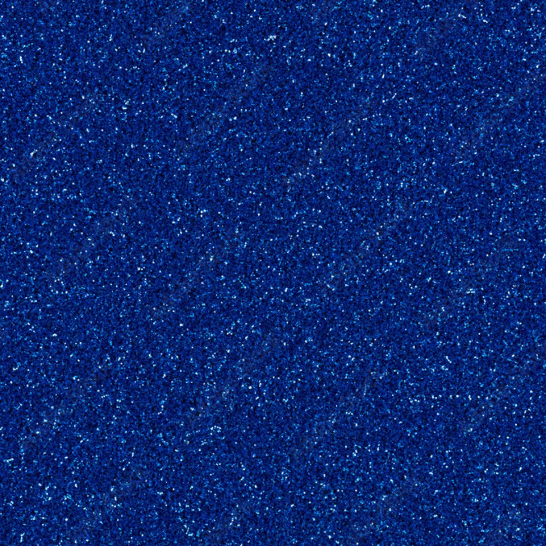 HTV/Iron-On - Glitter Azul - Media Yarda (12x18")