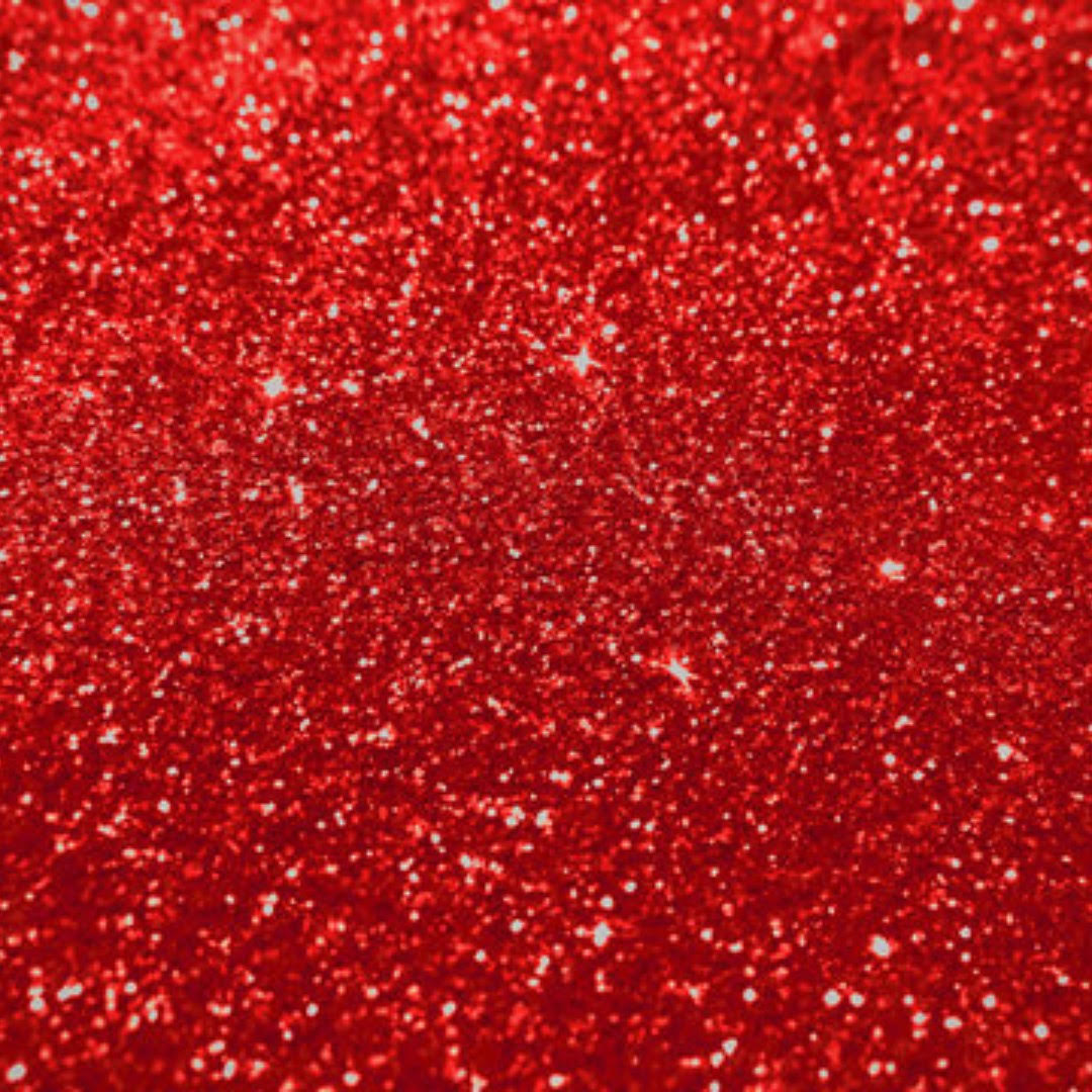 HTV/Iron-On - Glitter Rojo - Media Yarda (12x18")