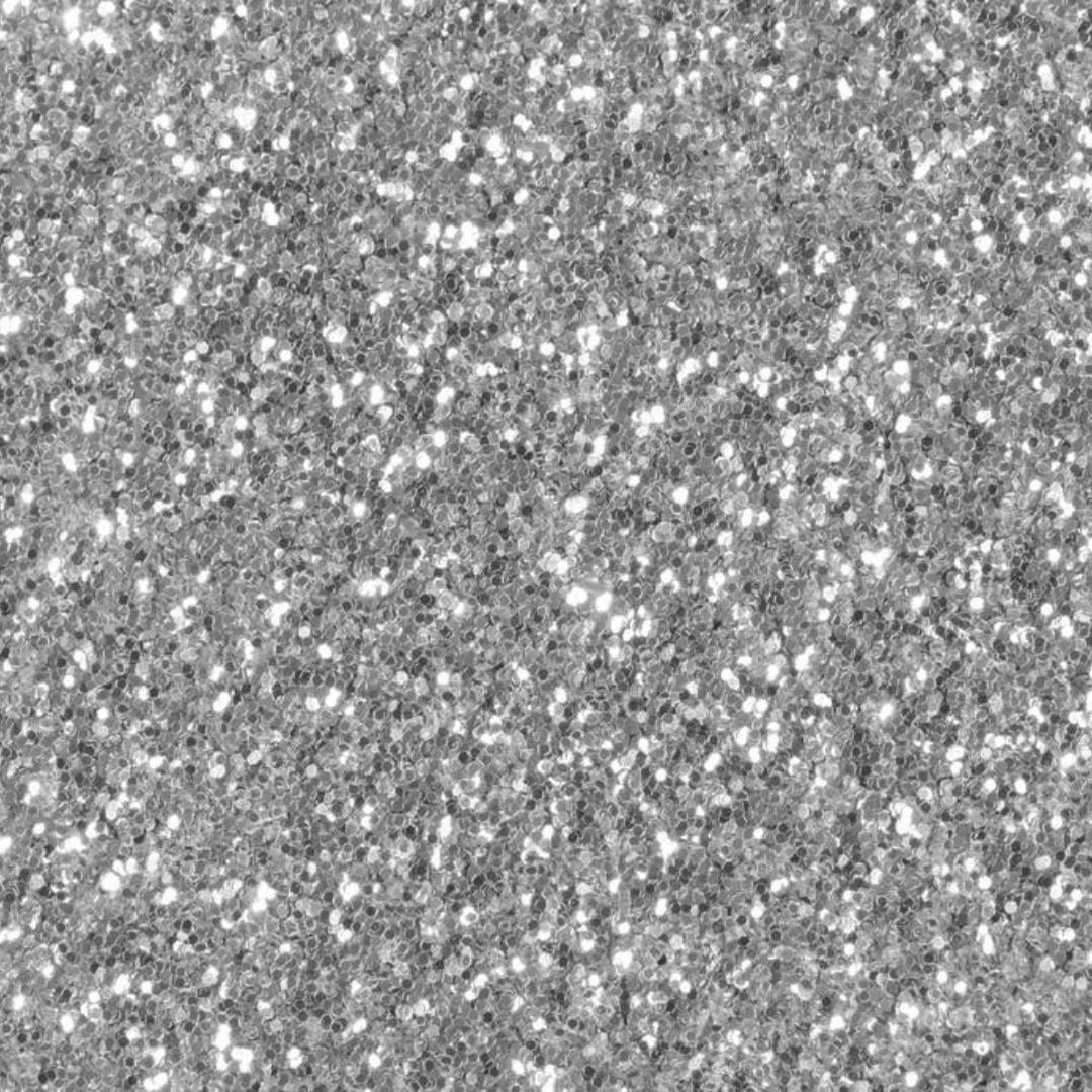 HTV/Iron-On - Glitter Plata - Media Yarda (12x18")